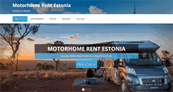 Desktop Screenshot of motorhomerentestonia.com